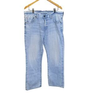 American Eagle Mens Classic Bootcut 5 Pocket Blue Jeans Size 36x32
